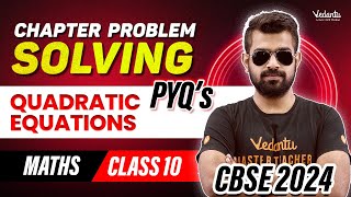 Quadratic Equation PYQs  Class 10 Maths  CBSE 2024 🔥 Shimon Sir [upl. by Aprilette]