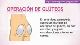 Operacion de Gluteos  implantes e inyecciones de Gluteos [upl. by Ahsitam]