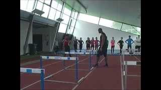 Athletisme BZH 414  Le franchissement de haies 110H400H Colloque sprinthaies Brest 561013 [upl. by Menides]