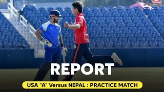 Nepal vs USA  OD Match Full Report  Daily Cricket [upl. by Nnaasil]