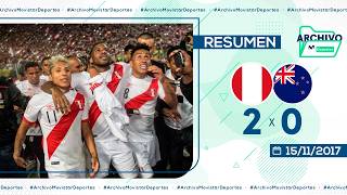 PERÚ 20 NUEVA ZELANDA Y CLASIFICACIÓN A RUSIA 2018  15112017  ArchivoMovistarDeportes 🇵🇪⚽🇳🇿 [upl. by Rafaello]