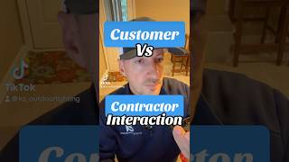 Customer vs Contractor Interaction funny humor satire funnyreels ksoutdoorlighting [upl. by Nivlac]