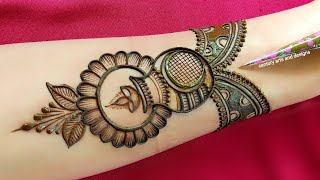 Karwa chauth special mehndi design  easy amp simple mehndi design  mehndi design  mehndi  Mehandi [upl. by Akinas242]