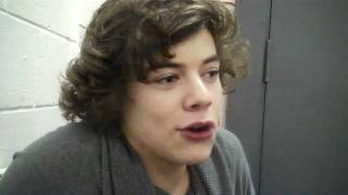 One Directions Harry Styles talks first snogs celeb crushes and man love [upl. by Funch216]