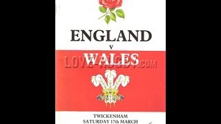 England V Wales 1984  Twickenham  Rugby International [upl. by Nosnev]