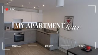 MY APARTMENT TOUR minimal bright and cozy 1 bed [upl. by Hoeg982]