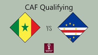 Senegal vs Cape Verde Islands  African Qualifying Round 2 Group F [upl. by Lesig]