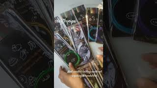 Most awaited knitting needle set unboxing knitting needlework unboxing unboxingvideo [upl. by Notanhoj]