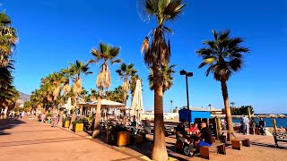 Fuengirola Restaurants and Bars Walking Tour at Harbour and Marina  Costa del Sol [upl. by Denys148]