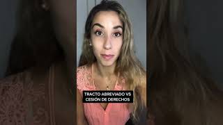 Tracto abreviado vs Cesión de derechos hereditarios escpaezpieri ✒️ [upl. by Yellat]