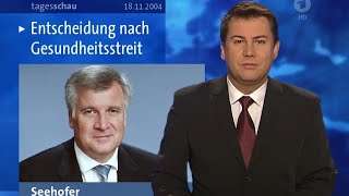 Tagesschau vor 20 Jahren 18112004  Jens Riewa [upl. by Ihc722]