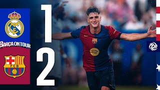 HIGHLIGHTS  REAL MADRID 1 vs 2 FC BARCELONA  USA TOUR 2024 [upl. by Dickinson]