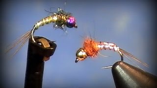 Two Minute Tying Lightning Bug Bead Head Nymph [upl. by Terri254]