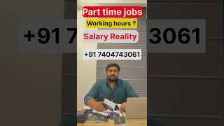 Part time jobs salary in Russia  Best consultant in India [upl. by Novad]