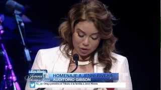 Janney Chiquis Habla en Homenaje a Jenni Rivera  Funerales 12192012 [upl. by Witt]