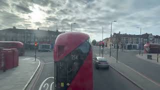 London Bus Ride Route 253 Finsbury Park to Lea Bridge Roundabout [upl. by Ahseinar]