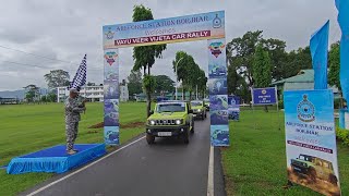 IAF’s Vayu Veer Vijeta Car rally arrives at Tezpur Assam moves to Tawang [upl. by Corenda]