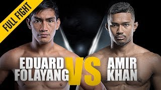 ONE Full Fight  Eduard Folayang vs Amir Khan  Back On Top  November 2018 [upl. by Narih]