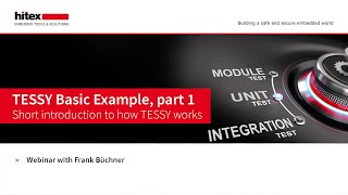 TESSY Basic Example part 1 [upl. by Rosene]