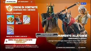 FORTNITE NEGOZIO OGGETTI 1 APRILE SET CREW DI APRILE ARES NELLO SHOP [upl. by Kimberli]