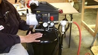 Air Compressor Line Setup and How to Use Air Tools for Beginners [upl. by Eliga92]