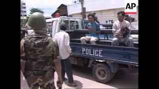 Cambodia  Mass demonstration [upl. by Nahtad]