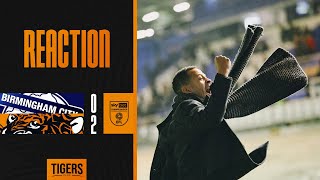 Birmingham City 02 Hull City  Liam Roseniors Post Match Reaction  Sky Bet Championship [upl. by Nahta]