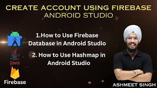 How to Use Firebase Database in Android Studio  HashMap II Firebase Database  Android Studio [upl. by Adnohsat421]