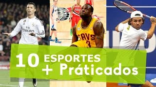 Top 10  Esportes Mais Praticados no Mundo [upl. by Lajes370]