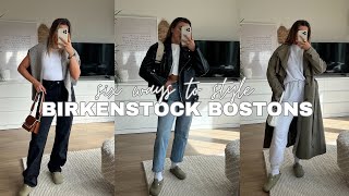 WAYS TO STYLE BIRKENSTOCK BOSTONS FOR SPRINGSUMMER [upl. by Kabab]