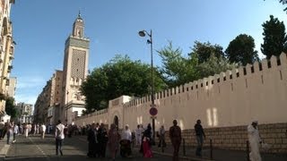 French Muslims celebrate Eid in Paris [upl. by Meit251]