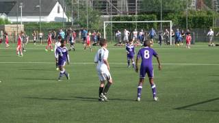 U11 170528 Tournois Int Denderleeuw Third M6 RSCA Eupen 2 0 petite finale [upl. by Akere866]