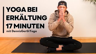 Yoga bei Erkältung  17 Minuten [upl. by Enwad]