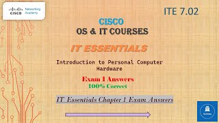 IT Essentials Chapter 1 Exam Answers CISCO IT Essentials Exam 1 answers 2021  100 Correct Answers [upl. by Chema]