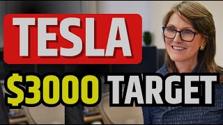 Cathie Wood Tesla 3000 Target Explained  TSLA Stock News [upl. by Atiruam316]