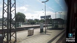 Bahnhof Bruchsal Teil34 Re17c n mühlacker MEX n Stuttgart Hbf gv in bw am 210724 [upl. by Fairley]