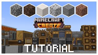 CREATE QuartzAndesite Farm  Create 1192  tutorial minecraft [upl. by Juley691]