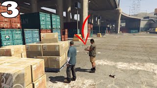 ECCO COSA SUCCEDE SE DISTURBI UN MAGAZZINIERE SU GTA 5 [upl. by Birkett]