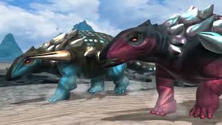 Sneak peek Edmontonia VS Arocanthosaurus FANMADE [upl. by Celestyn]