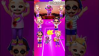 Pinkfong amp Bebefinn amp Hogi Exe X coffin dance Tiles Hop viral song trending shorts [upl. by Bellis]