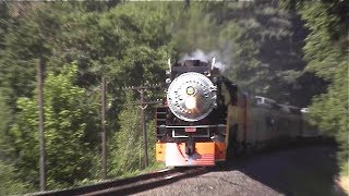 High Speed Pass of the SP4449 Steam Train July 3rd 2009 [upl. by Ylloj]