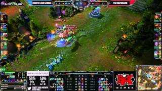 CLG Counter Logic Gaming vs TSM Solomid MLG Anaheim NA LCS Summer 2013 W3D3  Full Game HD [upl. by Conrad]