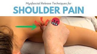 Rotator Cuff Massage 3 Techniques To Fix Pain [upl. by Ulund]