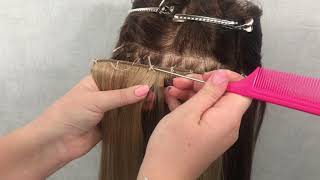 How To Safely Remove Weft Hair Extensions  Weave [upl. by Anwat]