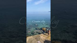 Croatia vlog 🌊 croatia summer summervibes [upl. by Sileray]