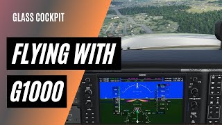 G1000 Approach and Landing  Glass Cockpit Tips [upl. by Jeddy]