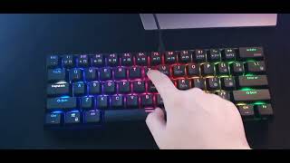 Review do Teclado RK61 [upl. by Sinnoda]