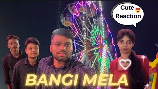 Banji mela vlog 2024  public reaction 😂🤫  Durga puja 2024 sauravmahtovlogs viralvideo trending [upl. by Eisyak]