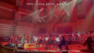 MPO x AINA ABDUL  KAMU dress rehearsal [upl. by Tati]