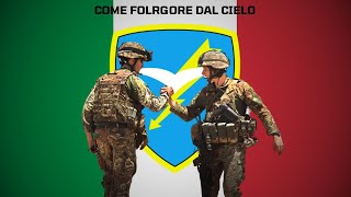 Come Folrgore Dal Cielo  Italian paratrooper song [upl. by Lehpar]